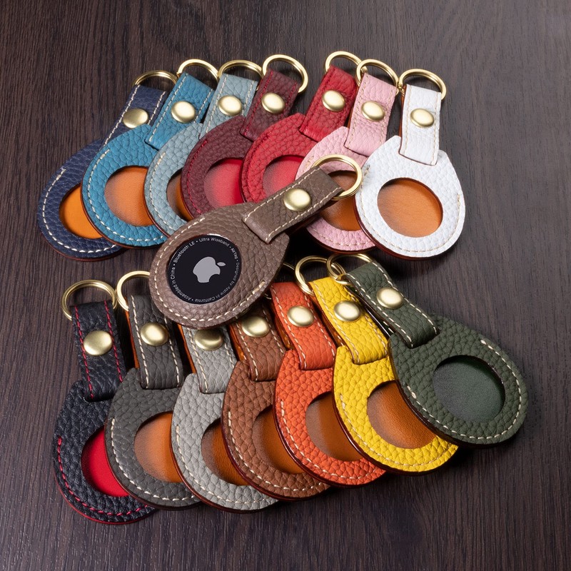 [HANATORA] Premium Leather Air Tag Case AirTag 2nd 1st Generation