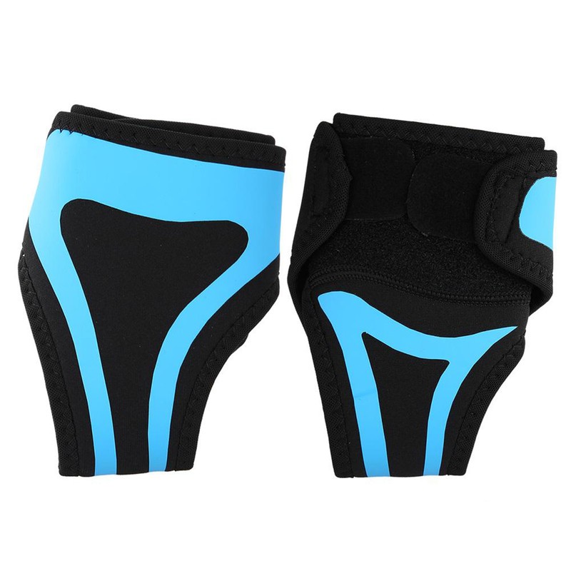 Ankle Support Brace Protector Adjustable Foot Achilles Strap Bandage Blue