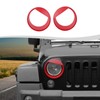SQQP Front Light Headlight Cover, Angry Bird Style Bezels Trim
