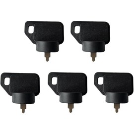 Paquete de 5 llaves de interruptor de encendido para cortacésped compatibles con 490-241-0008 63-8360 103-2106 1-6035 para tractores, sopladores de nieve desde 1990 piezas de repuesto de metal