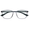 OPULIZE Max Reading Glasses - Classic Large Rectangular Frame -