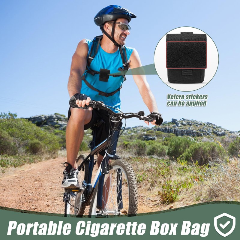 Waist Bag, Black Nylon EDC Pouch Pocket Organizer, Small Universal