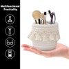 2 Pack Cotton Rope Desktop Organizer,Makeup Brush Holder,Mini Storage Basket,
