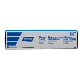 Norton Painters Plastic, 9' x 400', 0.31 mil