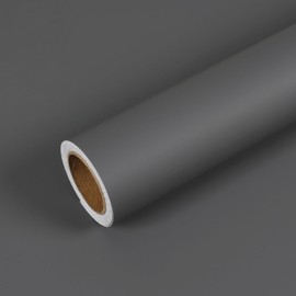 VEELIKE Modern Charcoal Grey Wallpaper Peel and Stick Dark Grey Contact Paper for Cabinets Drawers Counters Furniture 15.7''x118'' Waterproof Self Adhesive Gray Vinyl Wall Paper for Bedroom Bathroom