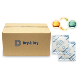 Dry & Dry Dry & Dry 50 Gram [200 Packets] Orange Indicating Silica Gel Packets Desiccants - Food Safe Silica Packs, Silica Gel, Silica Packets, Desiccant Packs for Food Storage