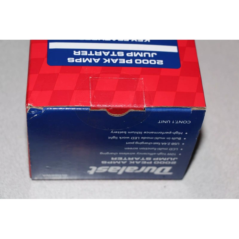 Duralast GL056WA 2000 Peak Amps Jump Starter+ USB Power Pack