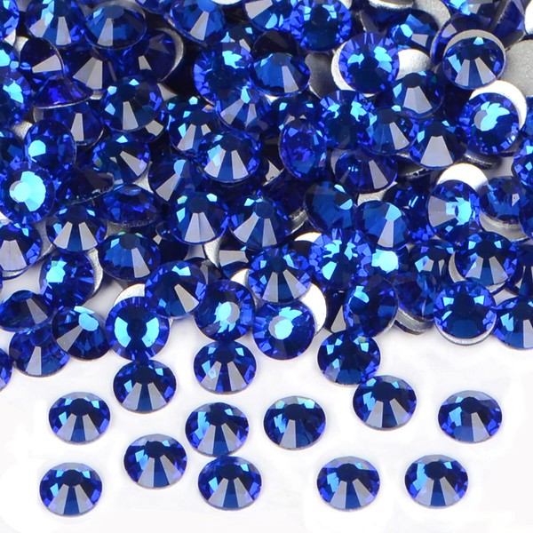1440PCS Art Nail Rhinestones non Hotfix Glue Fix Round Crystals