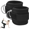Correas Tobillo Anillo D 2 Pzs Grilletes Velcr Ajustable Gym