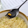8.5-inch Wide Stainless Steel Spoons Forks for Fruit, Salad Noodle