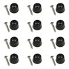 Acoeitl Black Soft Cutting Board Rubber Feet with Metal Screws
