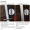 Sharpening Steel Knife Sharpener Rod Round 12 Inches Honing Steel