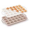 Vinino 2Pack Mini Silicone Muffin Pans for Baking with Metal