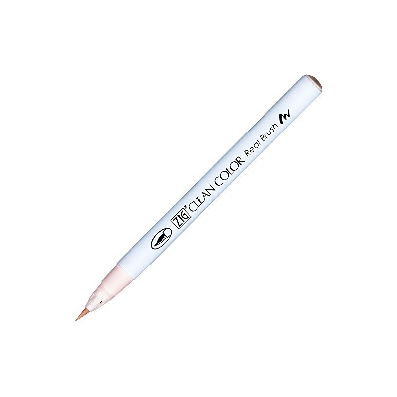 Kuretake ZIG Clean Color Real Brush Pen, Pale Pink Ink