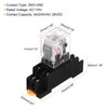 MECCANIXITY 10Pcs AC 110V Electromagnetic Power Relay, 8-Pin 5A Power