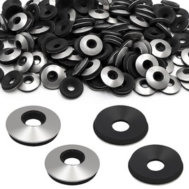 lyualma 200 Stück Dichtungsscheiben EPDM Edelstahl Geklebten Dichtscheiben M6.3 * 16 EPDM Dichtscheibe für Befestigung von Blechprofilen, Wohnbau