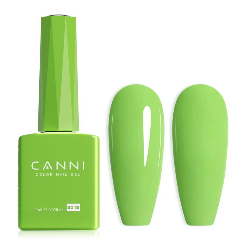 CANNI- Esmalte de uñas en gel verde lima pastel, 1