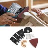 16Pcs Mix Oscillating Saw Blade Sandpaper Trimming Machine Accessories Woodworking
