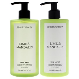 SpaceNK Beauty Space Hand Lotion Duo - Limen and Mandarin for Unisex - 2 Pc 11.8oz Hand Lotion, 11.8oz Hand Wash