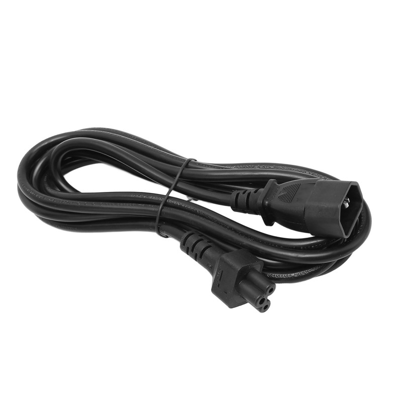 IEC320 C14 Male to C5 Female Power Cable Tension Resistant