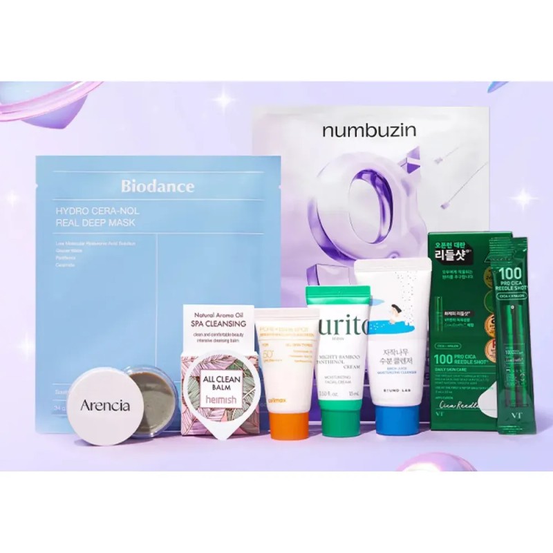 K- Glow Beauty Bag - Kit 8 Piezas Mini Skincare