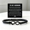 sunglnl To My Husband Bracelet, Love You Forever My Man