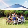 13x13 Canopy Replacement Top Cover with Air Vent Silver Coated