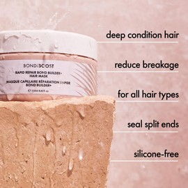 BONDIBOOST Rapid Repair Bond Builder + Hair Mask for Damaged Hair 8.45 Fl Oz - Deep Conditioning Treatment, Restores Strength & Shine
