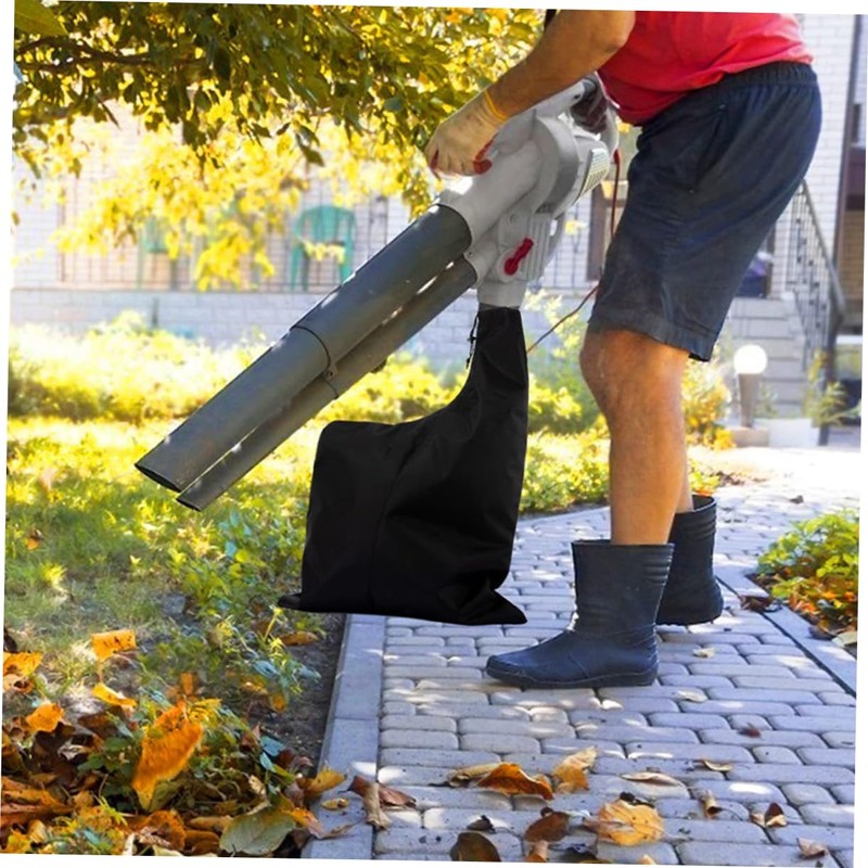IWOWHERO Leaf Blower Storage Bag Set Leaf Collection Pouch Vacuum
