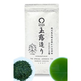 [Shunpo Tea Garden] Chiran Tea Green Tea Tea Leaves [Kagoshima Dainezumi-san Saemidori Variety/Kabuse Sencha Gyokuro Style 2.8 oz (80g)] Tea Leaves Tea Deep Steamed Tea Green Tea Green Tea (Sweetness