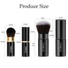 SinChic Retractable Makeup Brush,2 PCS Portable Travel Size Makeup Brushes