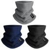 MSDC Neck Gaiters for Men 3 Pack,Neck Warmer Scarf Women