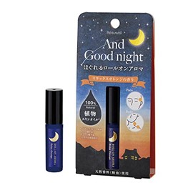 Beauwell and Goodnight Unravel Roll-On Aroma Relax Orange 5mL (Sweet Orange Base with Petite Glen Blend, Citrus Fresh and Warm)