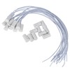 10pcs Wired Door Window Sensor Magnetic Switch for Home Alarm