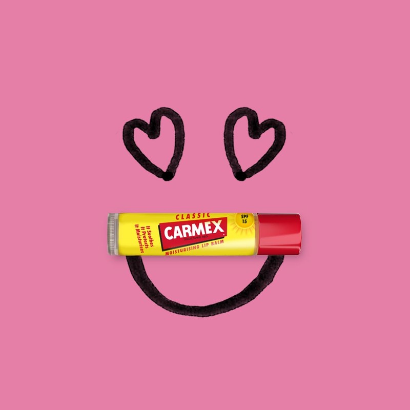 Carmex Lip Balm Stick - Moisturising Lip Care for Smooth