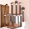 Set de brochas de maquillaje mini para principiantes, set de