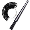 Plastic Ring Sizer Mandrel Measuring Tool Set, Us & UK