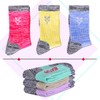 Heatuff Womens 6 Pack Hiking Crew Socks Performance Athletic Cushion