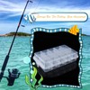 20 Compartments Tackle Box, Fishing Storage Organizer, Adjustable Plastic Utility