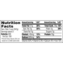 STAGG Chipotle Beef Chili with Beans, 15oz, 12 Pack