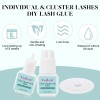 Fadlash Cluster Lash Glue 3-5S for Beginners - Long Lasting