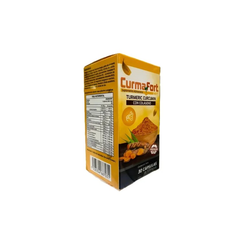 Curcuma Curmafort 30 Cápsulas De 500mg