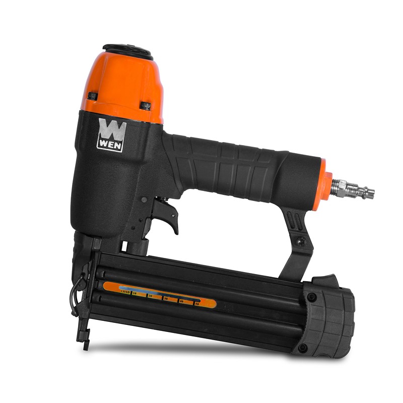 WEN 18-Gauge 3/8-Inch to 2-Inch Pneumatic Brad Nailer - Compatible
