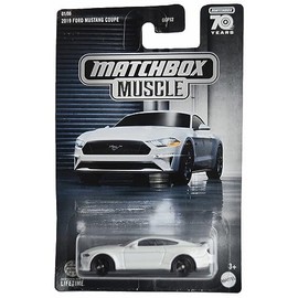 Matchbox 2019 Ford Mustang Coupe, White 1/6