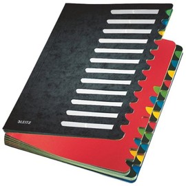 Leitz 59140095 Colour Desk Organiser with 24 Sections and Cardboard - Black