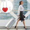 Baluue Love Lock Heart Padlock with Key, 45mm Keyed Padlocks