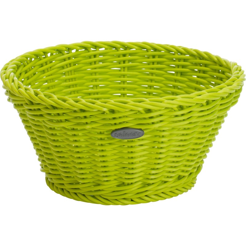 Saleen Round Trend Basket, Lime Yellow, 18 x 10 cm