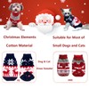 Vehomy 2Pcs Pet Puppy Christmas Jumpers Cat Sweater Kitten Knitwear