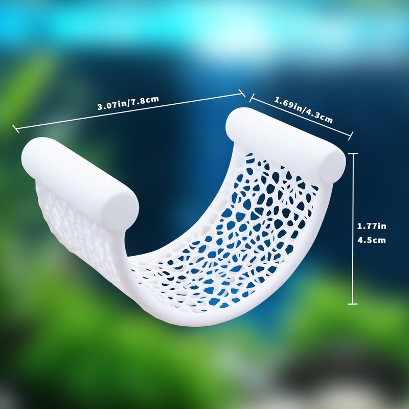 Betta Fish Tank Accessories, Floating Plastic Rest Hammock Platform, Aquarium