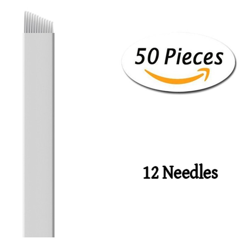 Xiaoyu Microblading Needles, Permanent Makeup Manual Tattoo Eyebrow Blade Bevel